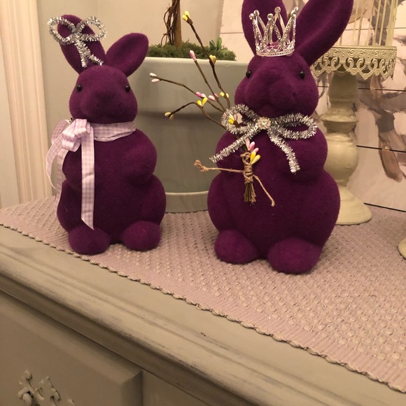 Purple Bunny Decor Set - Picture 8 of 10